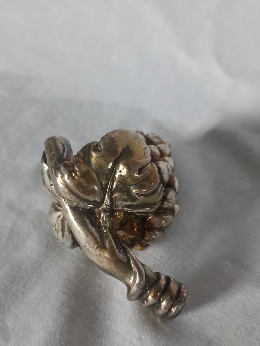 Miniature figurine - Grappolo d'uva in argento - .925 sølv