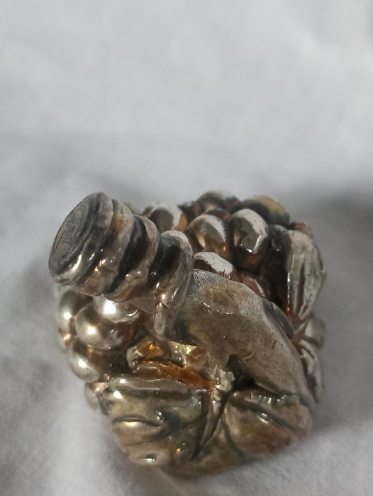 Miniature figurine - Grappolo d'uva in argento - .925 sølv