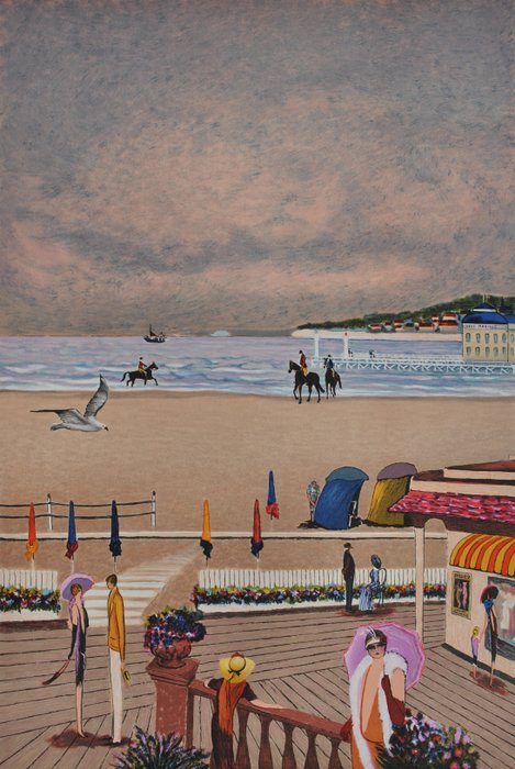 Ramon Dilley (1932) - Sur les planches de Deauville