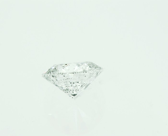 1 pcs Diamant  (Natur)  - 0.74 ct - Rund - D (farveløs) - SI2 - Gemewizard Gemological Laboratory (GWLab) - b17