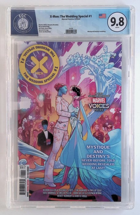 X-Men: The Wedding Special #1 - EGC graded 9.8 - 1 Graded comic