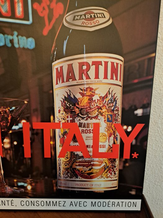 Martini, rosso - Mc Cann (Paris) - Reklameplakat - Træ