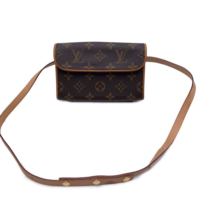 Louis Vuitton - Monogram Canvas Florentine Bag Belt Waist Purse - Skuldertaske