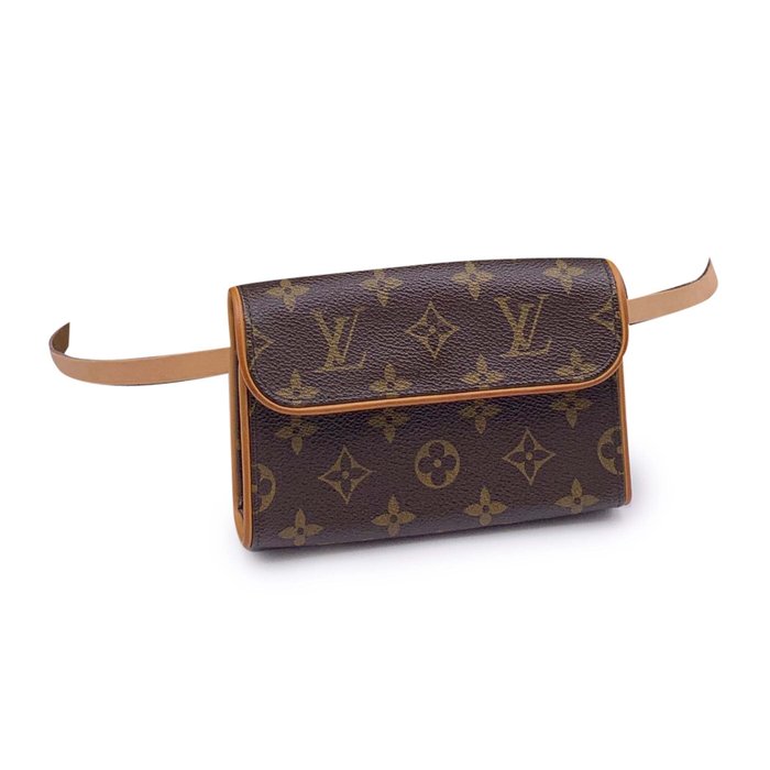 Louis Vuitton - Monogram Canvas Florentine Bag Belt Waist Purse - Skuldertaske