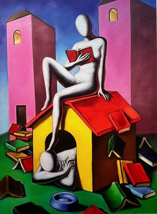 Mark Kostabi (1960) - Pink domination