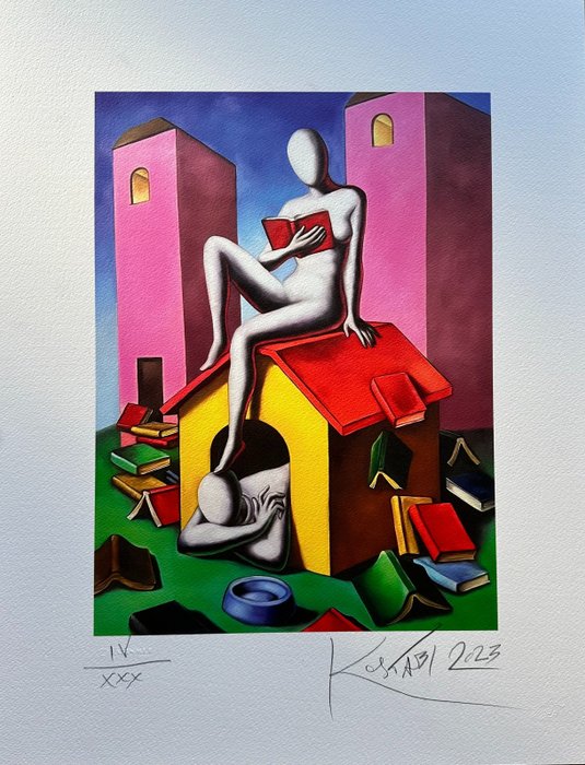 Mark Kostabi (1960) - Pink domination