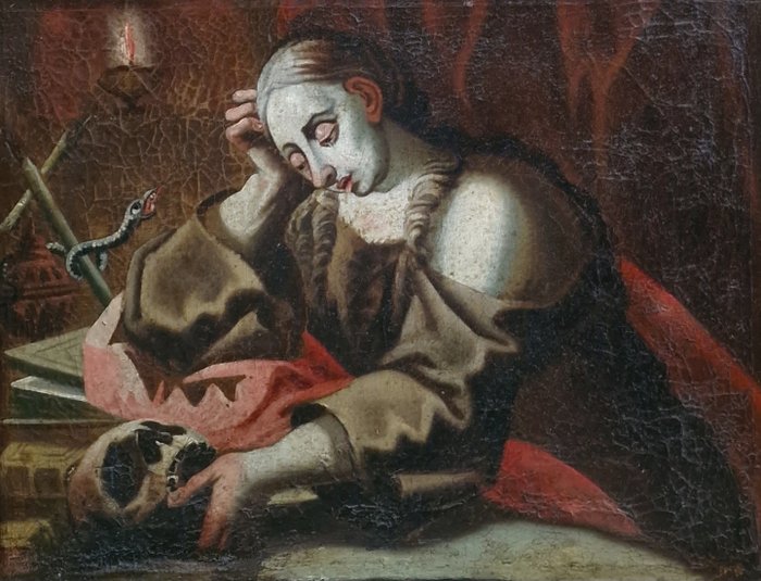 Scuola emiliana (XVII) - Maria Maddalena penitente