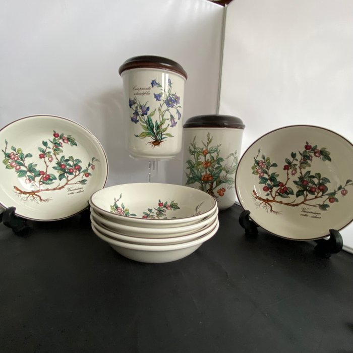 Villeroy  Boch - Platte (8) - Botanik - Porcelæn - skåle opbevaringsglas