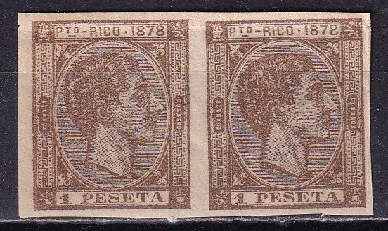 Puerto Rico 1878 - Alfonso XII - Edifil 22s - Par