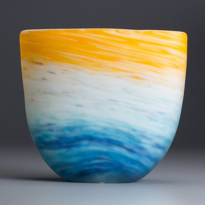 Vase - Glas - Japan - "Morgenhavet"