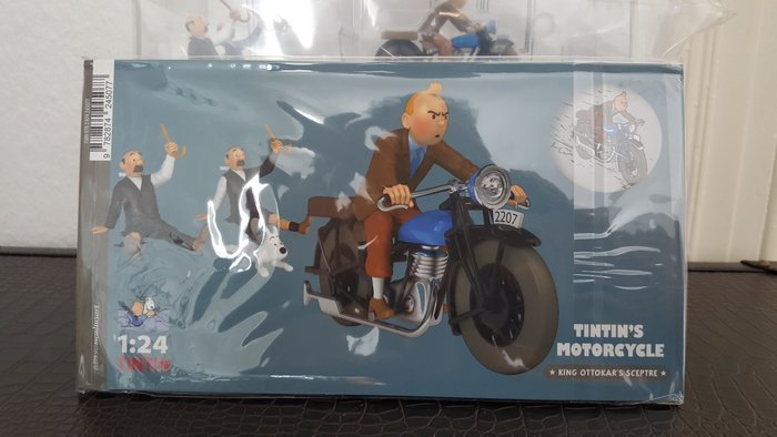 Moulinsart - Tintin - Voiture 1/24 - La moto de Tintin - Le Sceptre d'Ottokar