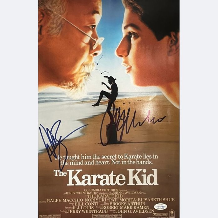 The Karate Kid - Signed by Ralph Macchio (Daniel) and William Zabka (Johnny)