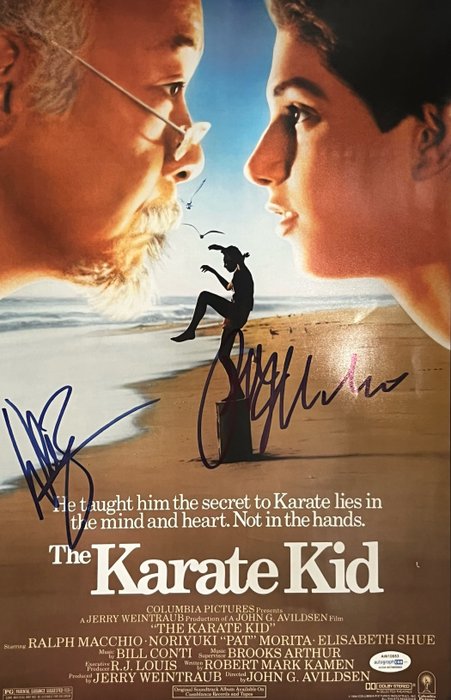 The Karate Kid - Signed by Ralph Macchio (Daniel) and William Zabka (Johnny)