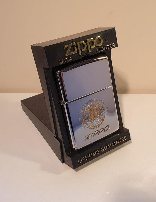 Zippo - Lighter - Forgyldt sølv, Forsølvet