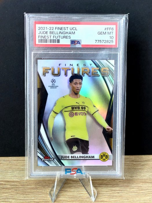 2021/22 Topps Finest Jude Bellingham Finest Futures PSA 10 Graded card