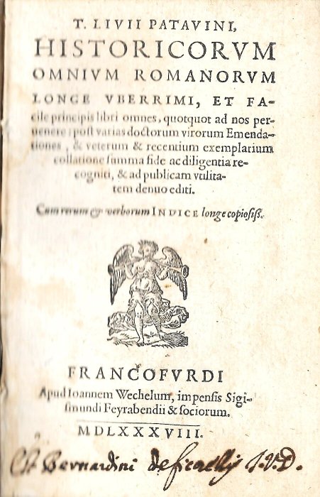 Tito livio - Historicorum omnium romanorum - 1588