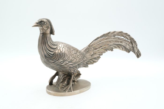 Statuette - Pheasant - 833 sølv