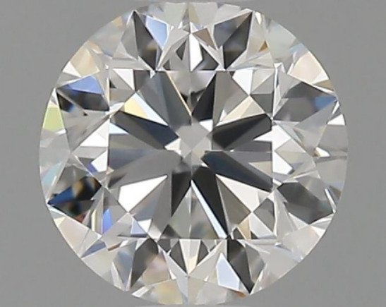 1 pcs Diamant  (Natur)  - 0.80 ct - Rund - D (farveløs) - IF - Gemological Institute of America (GIA) - *VG EX*