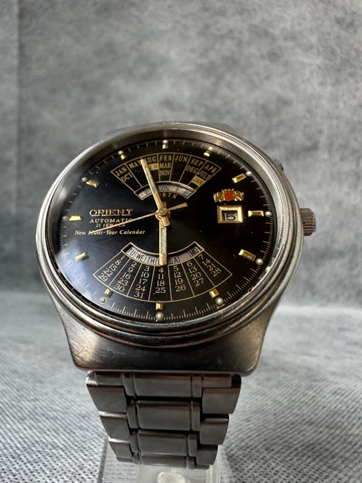 Orient - Orient College Perpetual Multi Year Calendar Watch Automatic - Ingen mindstepris - Mænd - 1970-1979