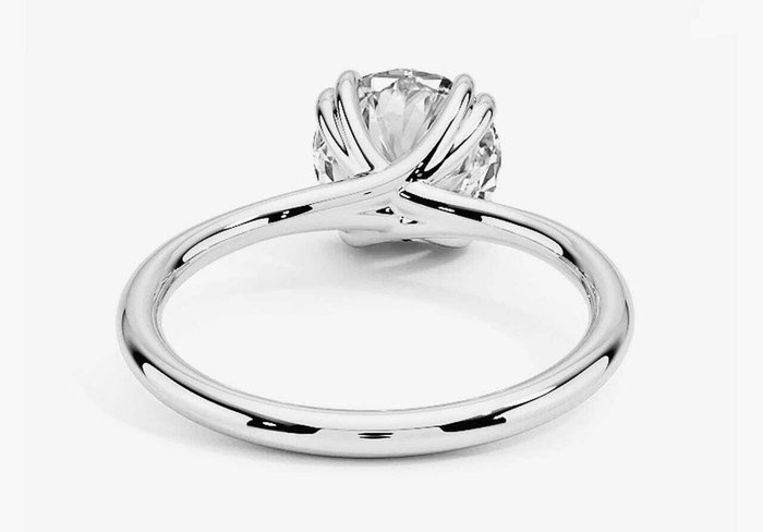 Ring - 18 kraat Hvidguld -  110ct tw Diamant (Natur) - Diamant - Ring i 18 karat hvidguld