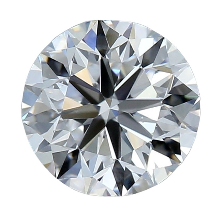 1 pcs Diamant  (Natur)  - 0.80 ct - Rund - F - VS2 - Gemological Institute of America (GIA)