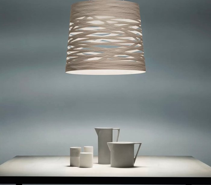 Foscarini - Marc Sadler - Hængende lampe - Tress stor - fiberoptisk