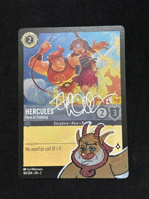 Disney - 1 Card - Hercules Foil Signed