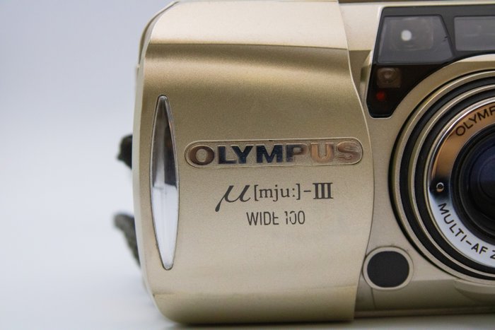 Olympus MJU III Wide 100 Multi AF Zoom 28-100 mm - Made in Japan, 1980s Analogt kompaktkamera