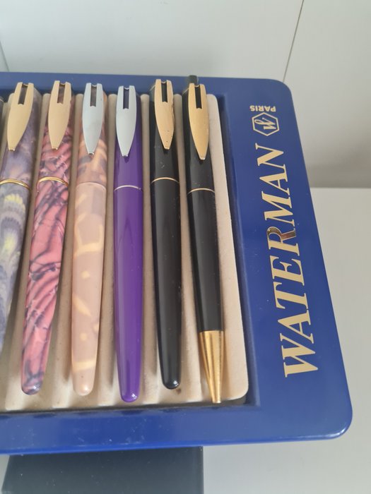 Waterman - Lot de 18 stylos modèle Reflex  (stylo à plume et stylo à bille) - Pennesæt