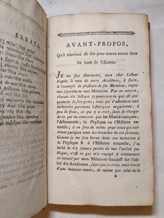 De Witry - Recueil des divers mémoires, lus à l'Académie des Sciences et Belles-lettres de Bruxelles - 1789