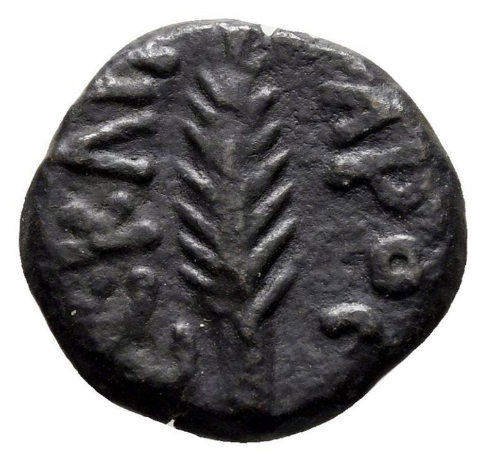 Judaea. Porcius Festus (AD 59-62). Prutah 59-62  (Ingen mindstepris)