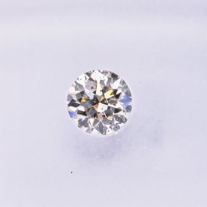 Ingen mindstepris - 1 pcs Diamant  (Naturfarvet)  - 0.31 ct - Rund - Faint Brun - SI2 - International Gemological Institute (IGI)