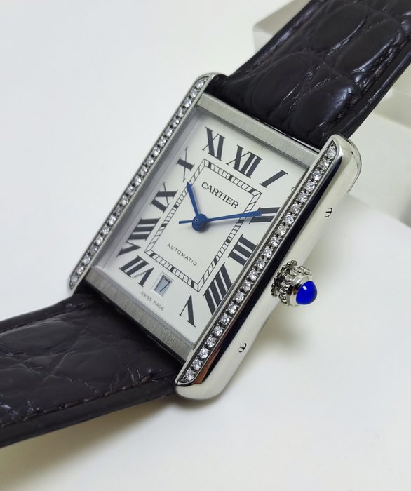 Cartier - Tank Solo XL Automatic - Ref. 3515 - Mænd - 2011-nu