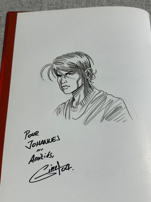 Enchaînés with sketch and signature by Gihef - Enchaînés - 2 Signed comic - Flere udgaver