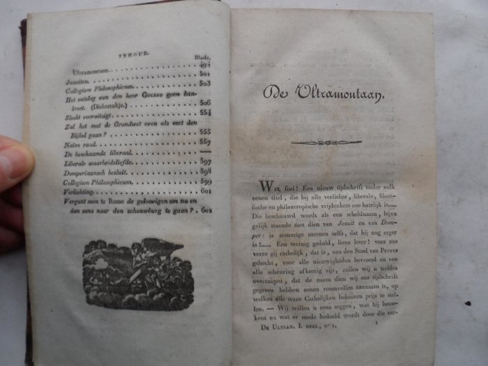 Karl Ludwig Friedrich Wilhelm Gustav von Alvensleben / Joachim le Sage ten Broek - De ontmaskerde Jezuit / De ultramontaan : tijdschrift voor dompers en ignorantynen. Vraagt iemand - 1826-1834