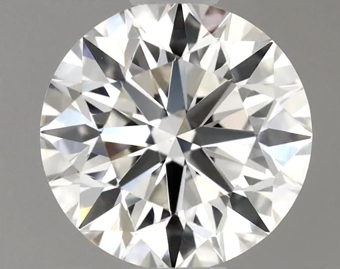 1 pcs Diamant  (Natur)  - 0.80 ct - Rund - E - VVS2 - Gemological Institute of America (GIA) - *VG EX*