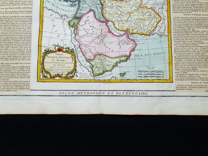 Asien - Mellemøsten / Lilleasien / Arabien / Iran / Qatar / Irak / Tyrkiet; Desnos / Brion De la Tour - Perse, Turquie Asiatique et Arabie - 1761-1780