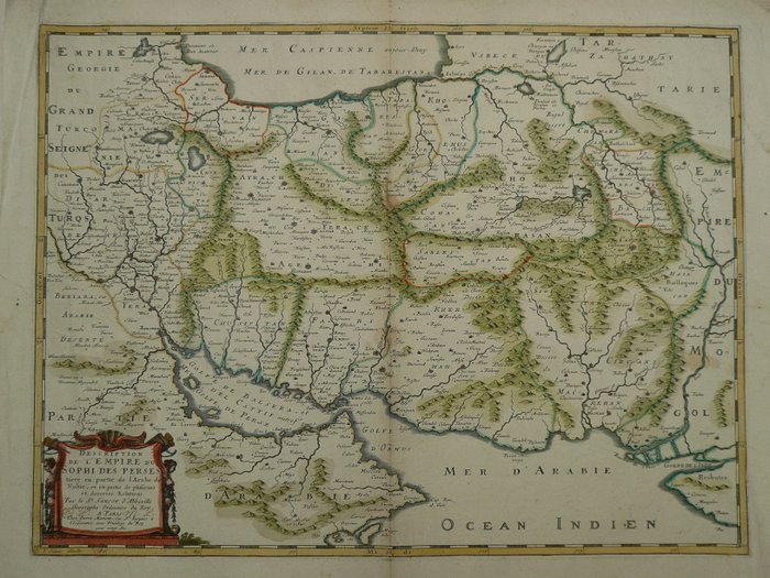 Asien - Iran / Irak / Afghanistan; N. Sanson / M. Tavernier / P. Mariette - Description de l'Empire du Sophi des Perse - 1621-1650