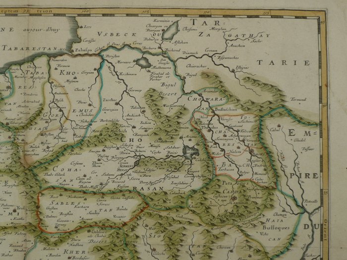 Asien - Iran / Irak / Afghanistan; N. Sanson / M. Tavernier / P. Mariette - Description de l'Empire du Sophi des Perse - 1621-1650