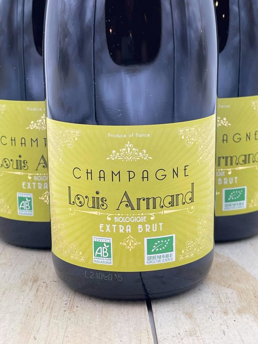 Louis Armand, Biologique - Champagne Extra Brut - 6 Flasker (0,75 L)