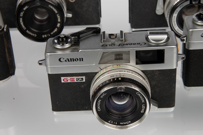 Canon, Voigtländer type G-II GL, Cononet QL-19, Canonet QL19 E, Canonet QL25, Voiglander Vitoret | Analogt kompaktkamera