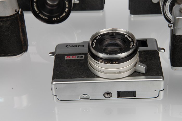 Canon, Voigtländer type G-II GL, Cononet QL-19, Canonet QL19 E, Canonet QL25, Voiglander Vitoret | Analogt kompaktkamera