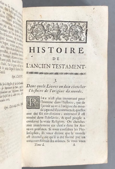 Louis Ellies Dupin - Histoire de l'Eglise en abrégé depuis le commencement du monde jusqu'à présent - 1726