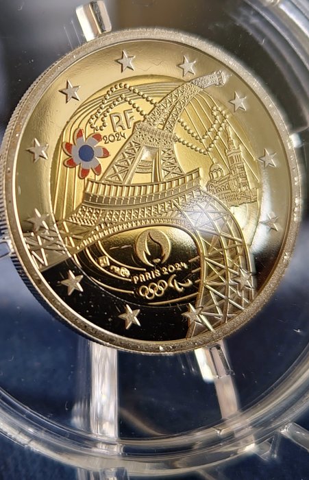 Frankrig. 2 Euro 2024 "La Tour Eiffel Danse" Proof  (Ingen mindstepris)