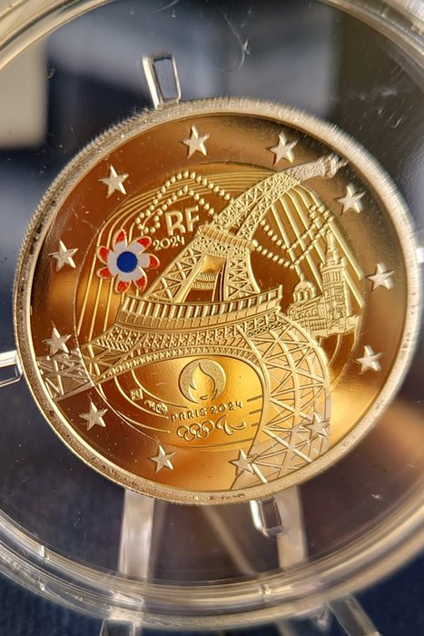 Frankrig. 2 Euro 2024 "La Tour Eiffel Danse" Proof  (Ingen mindstepris)