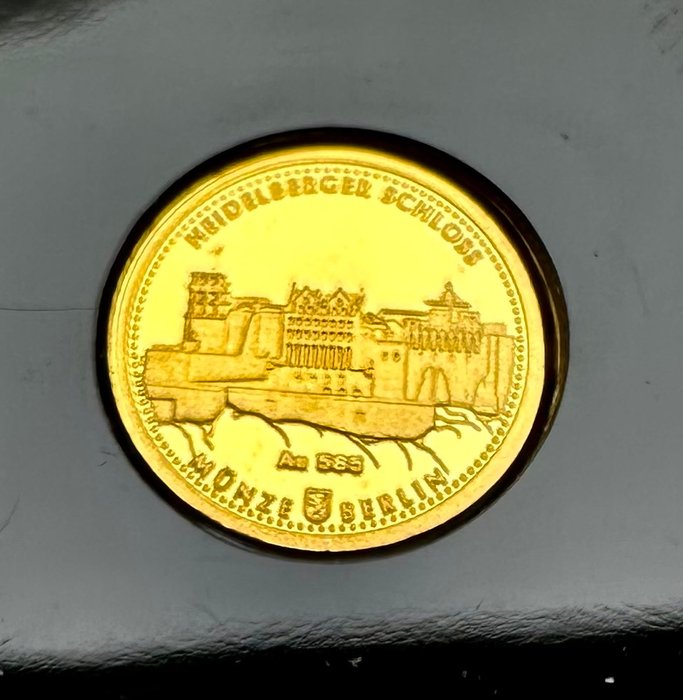 Tyskland Gold medal 2018 Heidelberger Schloss Proof  (Ingen mindstepris)