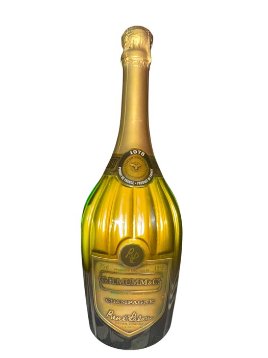 1975 G. H. Mumm, Rene Lalou - Champagne - 1 Flaske (0,75L)