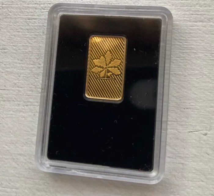 Verden. Gold bar Sylt., 1/100 Oz (.999)  (Ingen mindstepris)