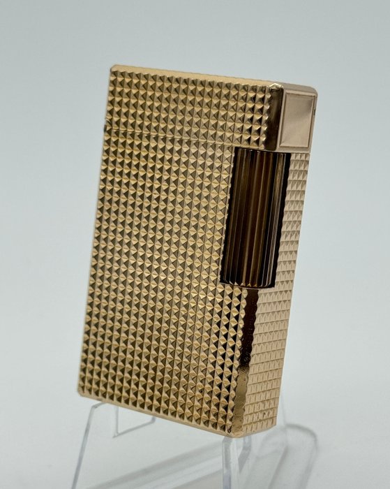 S.T. Dupont - Gold Plated Line 1 BS Diamond Head - Lighter - forgyldt