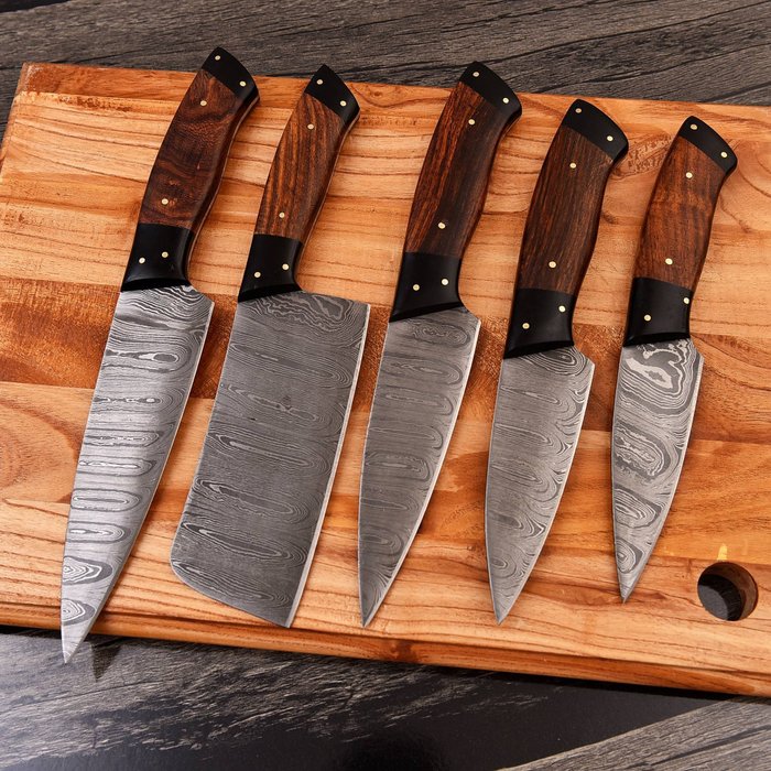 Køkkenkniv - Chef's knife - Rosentræ og sort G 10 - Nordamerika